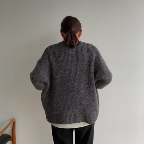 《予約販売》melange over knit/2colors_nt1544