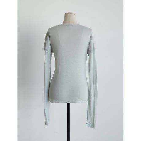 《予約販売》docking sheer tops/2colors_nt2244