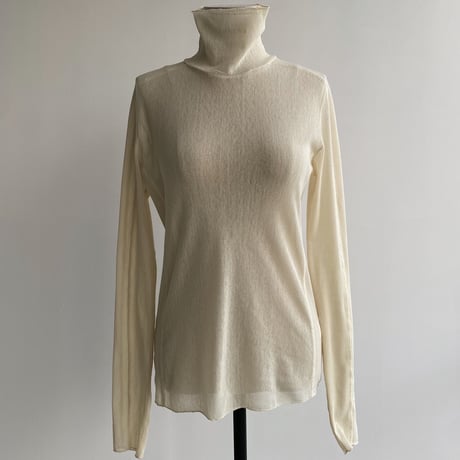 【nokcha original】stitch sheer tops/4colors_nt1281