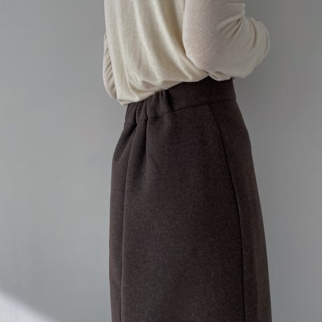 《予約販売》material warm long skirt/2colors_ns0087