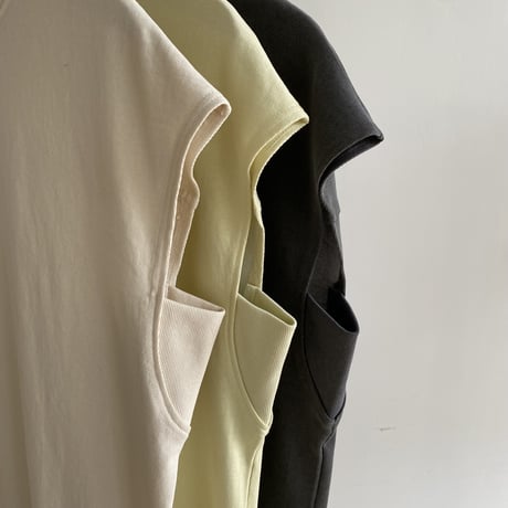 【nokcha original】pigment oval tops/3colors_nt1353