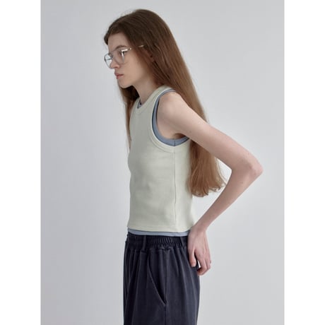 【NOKCHA original】back accent custom tank top/2colors_nt2570