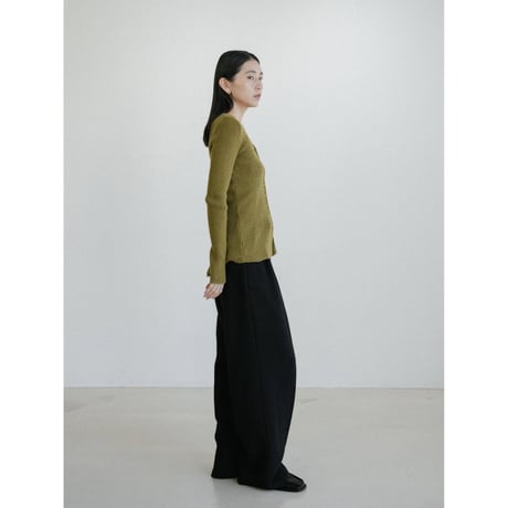《予約販売》v neck lady lib knit cardigan/2colors_nt2471