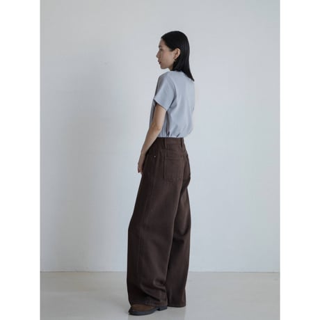 《予約販売》mannish brown pants_np1149