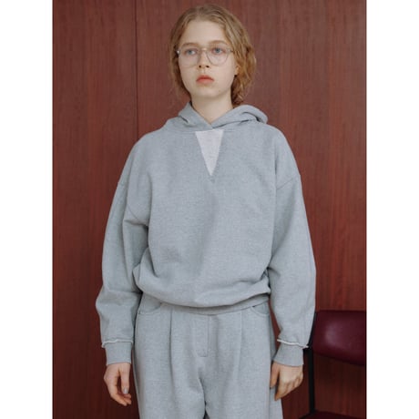 - AUTHENTIC series - mannish sweat hoodie/2colors_an0052