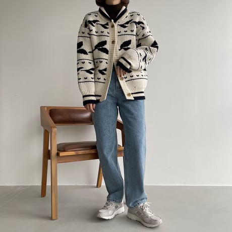 《予約販売》winter knit cardigan/2colors_nt1189