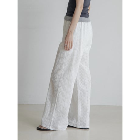 《予約販売》punching long pants_np1115