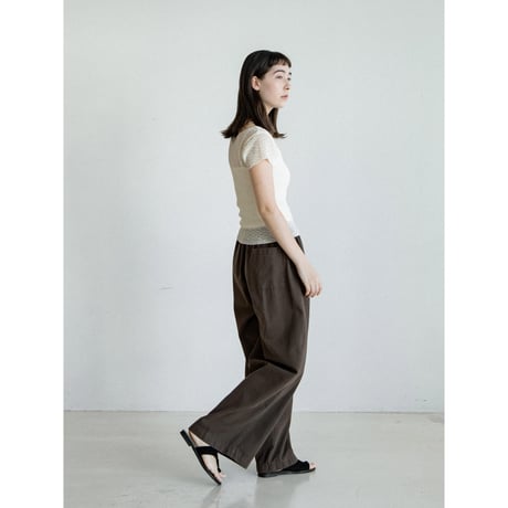 《予約販売》sheer jacquard tops/2colors_nt2579