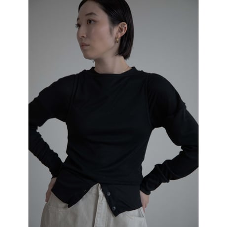 《予約販売》layered mannish tops/2colors_nt2164