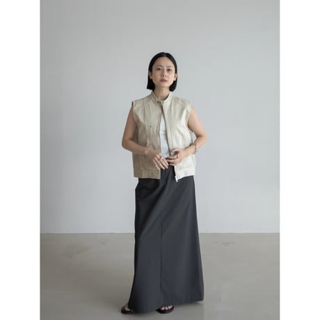 《予約販売》waist accent long skirt/2colors_ns0095