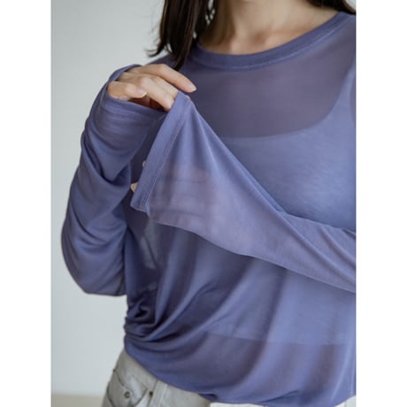 《予約販売》sheer rich loose tops/3colors_nt2584