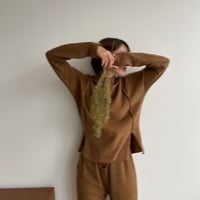 【nokcha original】worm mosaic tops/2colors_nt1089