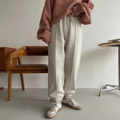 《予約販売》center jogger pants/2colors_np0504