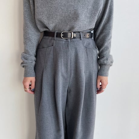 《予約販売》two tuck mannish wide pants/2colors_np0935