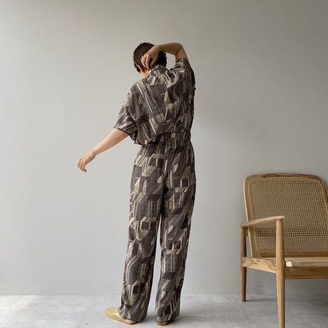 【nokcha original】vintage pattern blouse_nt0949