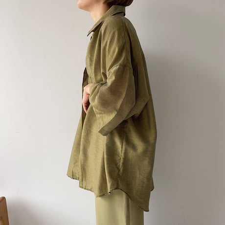 《予約販売》unisex material shirt/3colors_nt0960