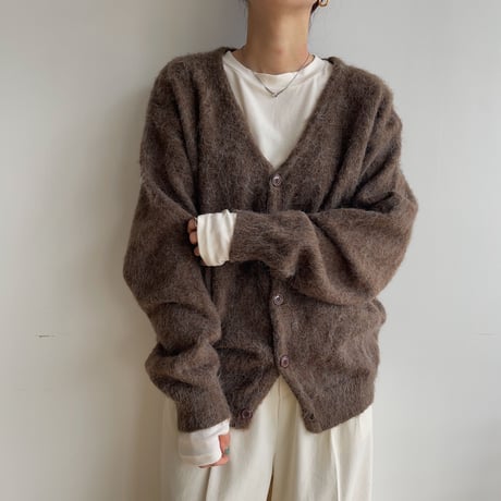 《予約販売》mohair like knit cardigan/2colors(unisex)_nt1538