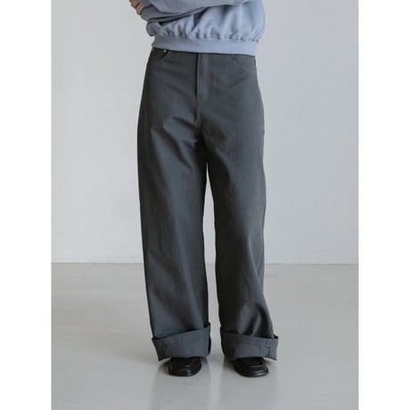 《予約販売》accent cotton wide pants/2colors_np1204