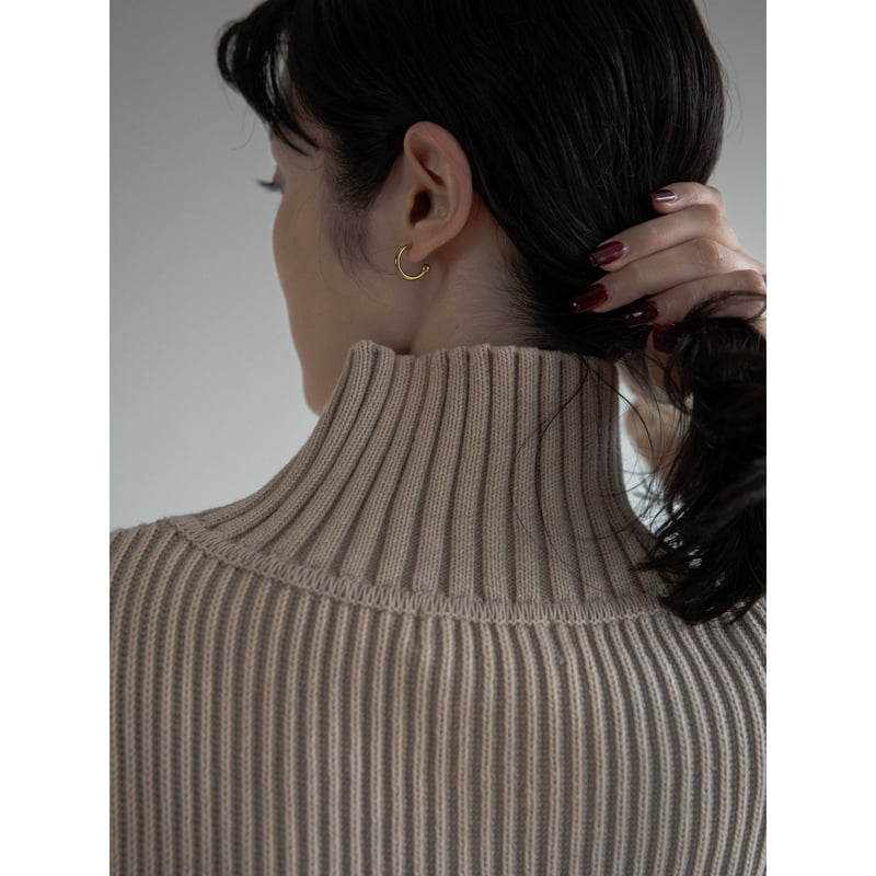 予約販売》vintage like pigment knit cardigan/2color