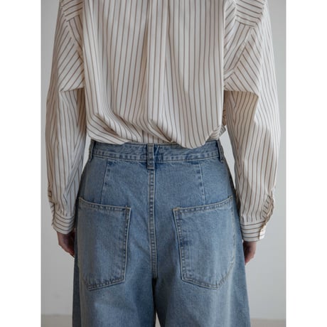 《予約販売》waist accent cocoon jeans_nj0116