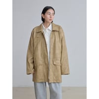 《予約販売》soft fake leather jacket/2colors_no0512