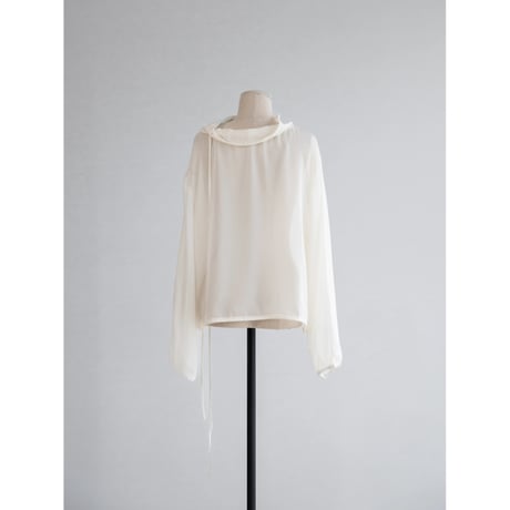 《予約販売》anorak sheer blouse/2colors_nb0236
