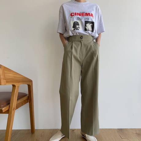 《予約販売》straight chino pants/2colors_np0624