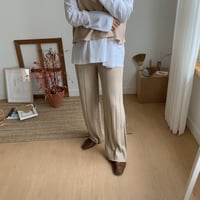 ✳︎予約販売✳︎rib knit relax pants_np0048
