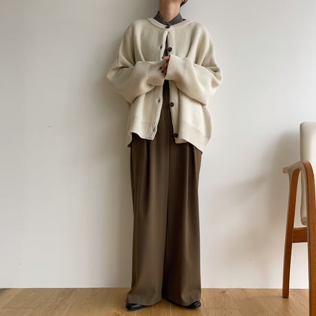 《予約販売》2way over knit cardigan/2colors_nt1464