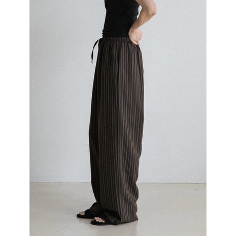 《予約販売》stripe easy rich pants/2colors_np1240
