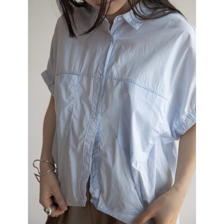 《予約販売》mannish stitch shirt/2colors_nb0243