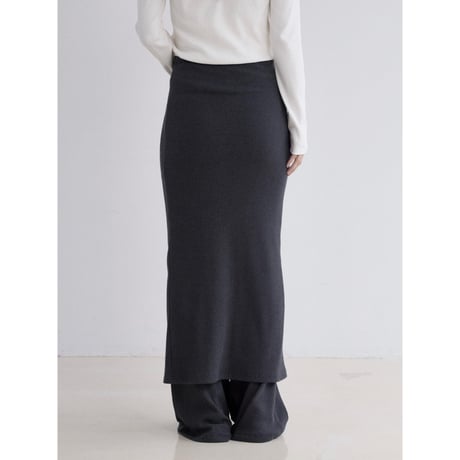 《予約販売》docking lib knit skirt/2colors_ns0102