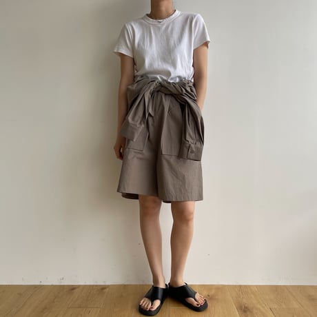 【nokcha original】mannish half jumpsuit/graige_np0800