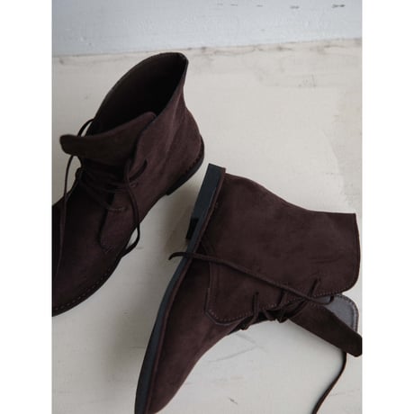 《予約販売》suède like ankle boots/2colors_na0760