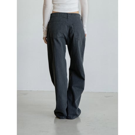 《予約販売》twill wide straight pants/2colors_np1259