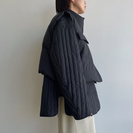 【nokcha original】2set down jacket/black_no0309