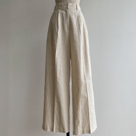 《予約販売》natural linen long pants/2colors_np0585