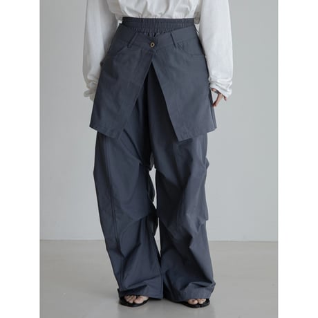 《予約販売》2way layered pants/2colors_np1094