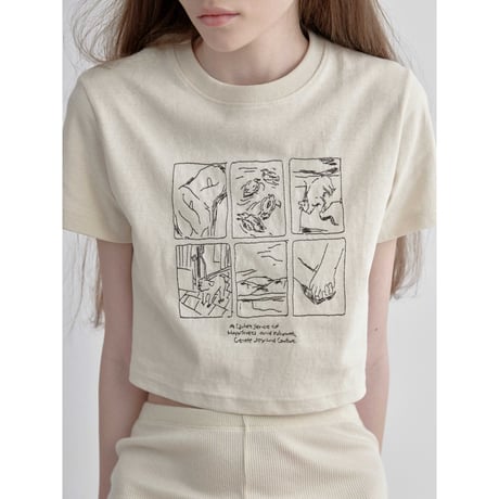 【NOKCHA × Lee Izumida】embroidery minimal tee/3colors_nt2574