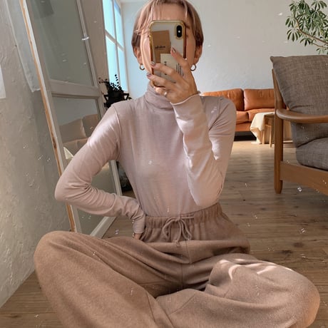 《予約販売》knit easy pants/2colors_np0295