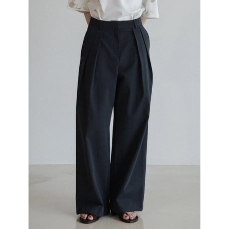《予約販売》two tuck accent twill pants/2colors_np1127