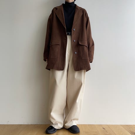 【nokcha original】accent jacquard high neck tops/ 3colors_nt1881