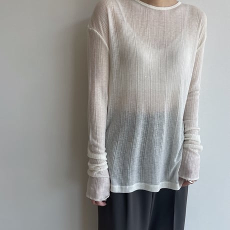 《予約販売》sheer lady tops/2colors_nt1972