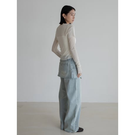 《予約販売》sheer minimal tee/3colors_nt2265