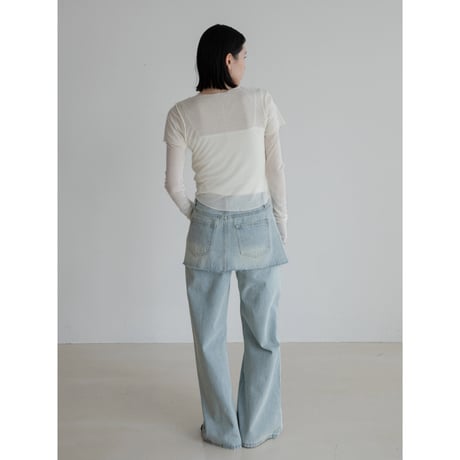 《予約販売》sheer minimal tee/3colors_nt2265