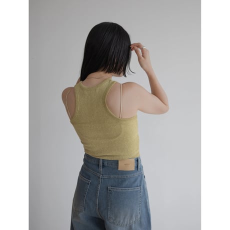 《予約販売》lib american sleeve tank top/4colors_nt2070