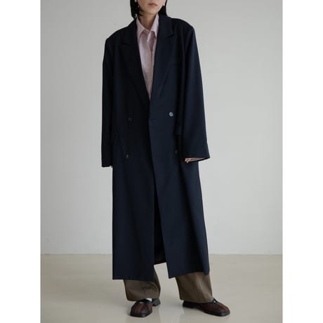 《予約販売》double breasted long coat/2colors_no0439