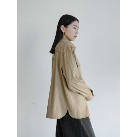 《予約販売》suède like shirt_nb0352