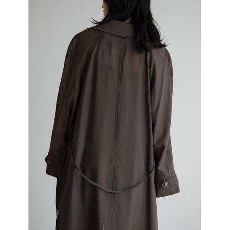 《予約販売》sheer rich shirt coat/2colors_no0451