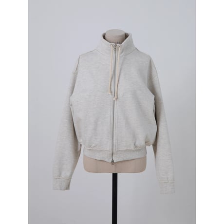 【NOKCHA original】vintage like sweat zip up tops/2colors_nt2237